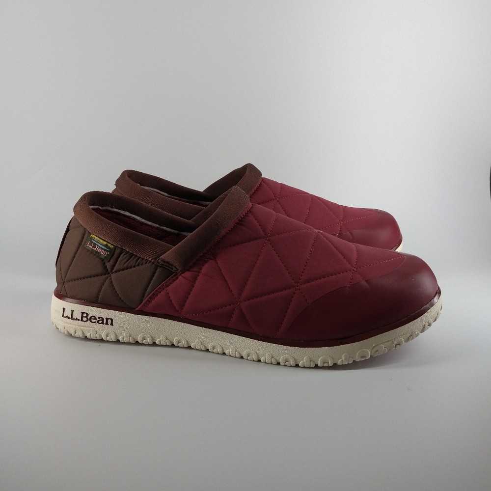 L.L. Bean Men Ultralight PrimaLoft Slip On Slippers Sz. 14 - Picture 2 of 9
